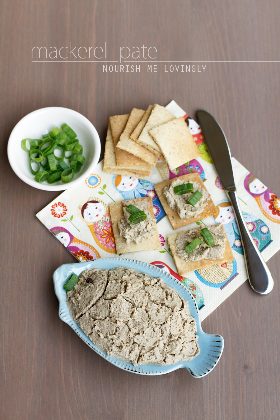 Nourish me lovingly Mackerel pate (GAPS)