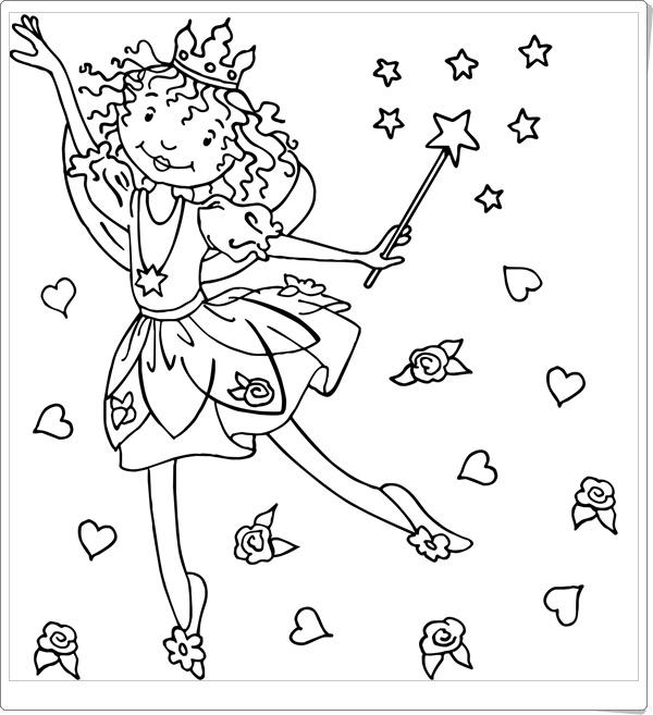 Ausmalbilder Lillifee Einhorn