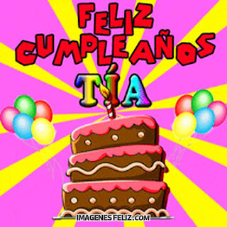 Feliz Cumpleaños Tia