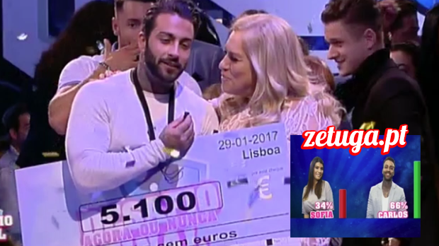 carlos sousa vence desafio final agora ou nunca casa dos segredos
