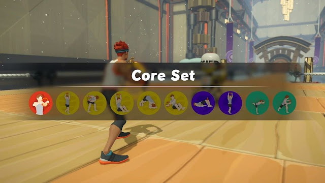 Ring Fit Adventure Quick Play Core Set hardcore difficulty mode exercises