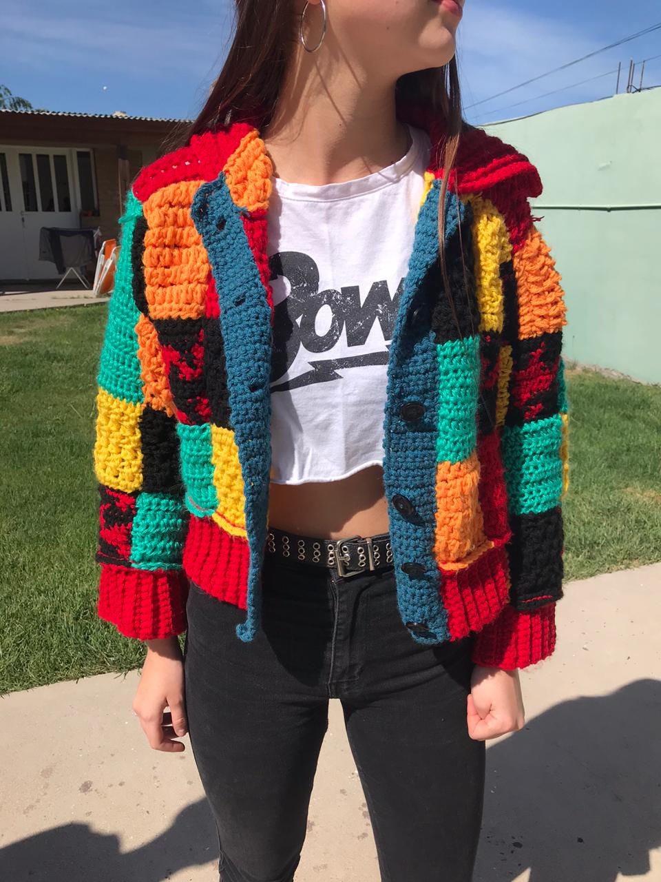 El Paso a Paso del Cardigan Harry Styles Parte 3 A tejer los cuadrados!