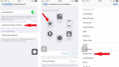 cara screenshot iphone 7s plus