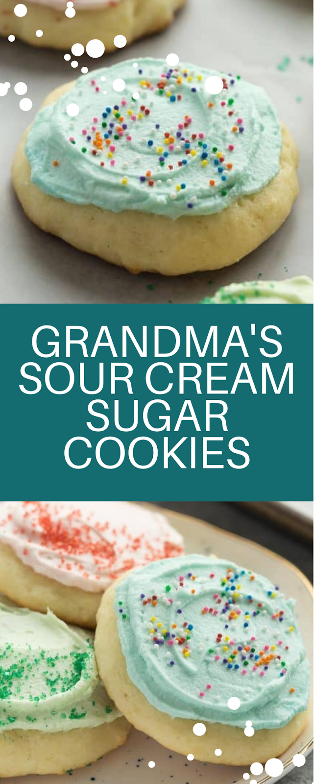 Grandma's Sour Cream Sugar Cookies deliciousfoodsrecipe3