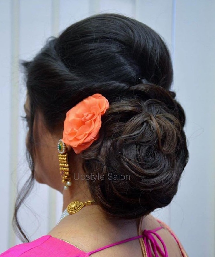 bride pink  Wedding hairstyles Hair styles Bridal hair