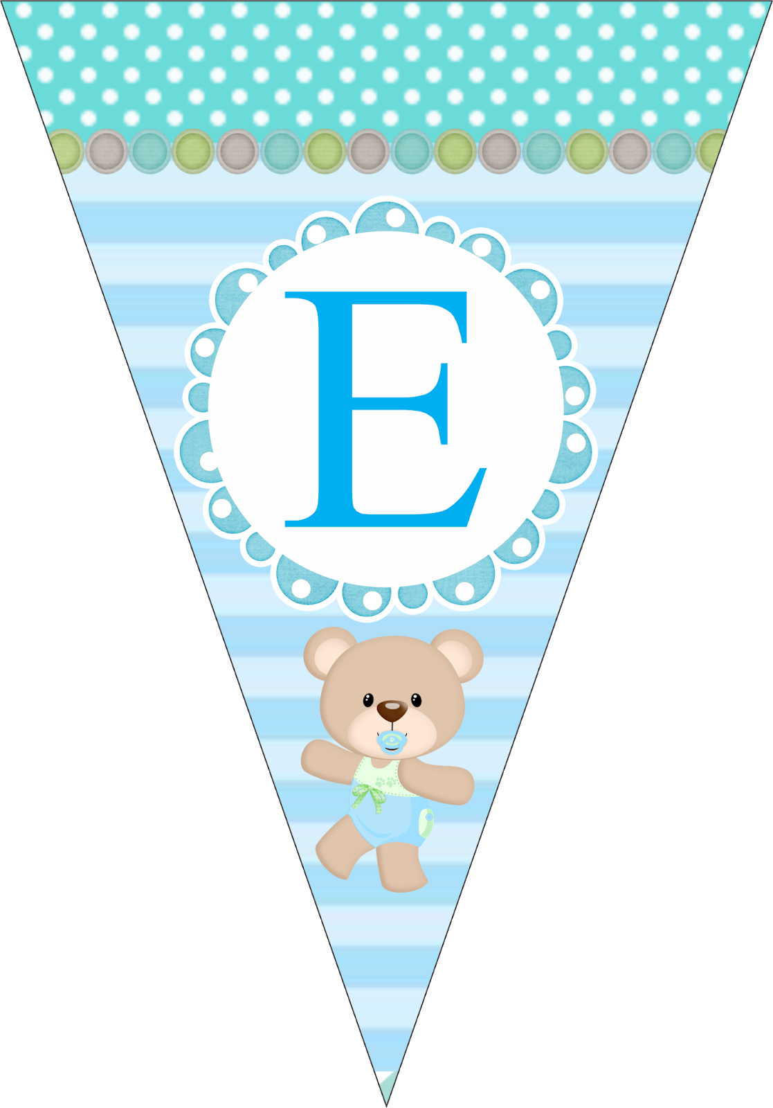 Kit para Imprimir Gratis Baby Shower Niño