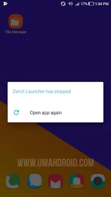 ZenUI Asus Launcher Error