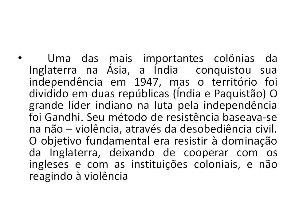 Com Base Nesse Texto E Nessa Imagem A Descolonização
