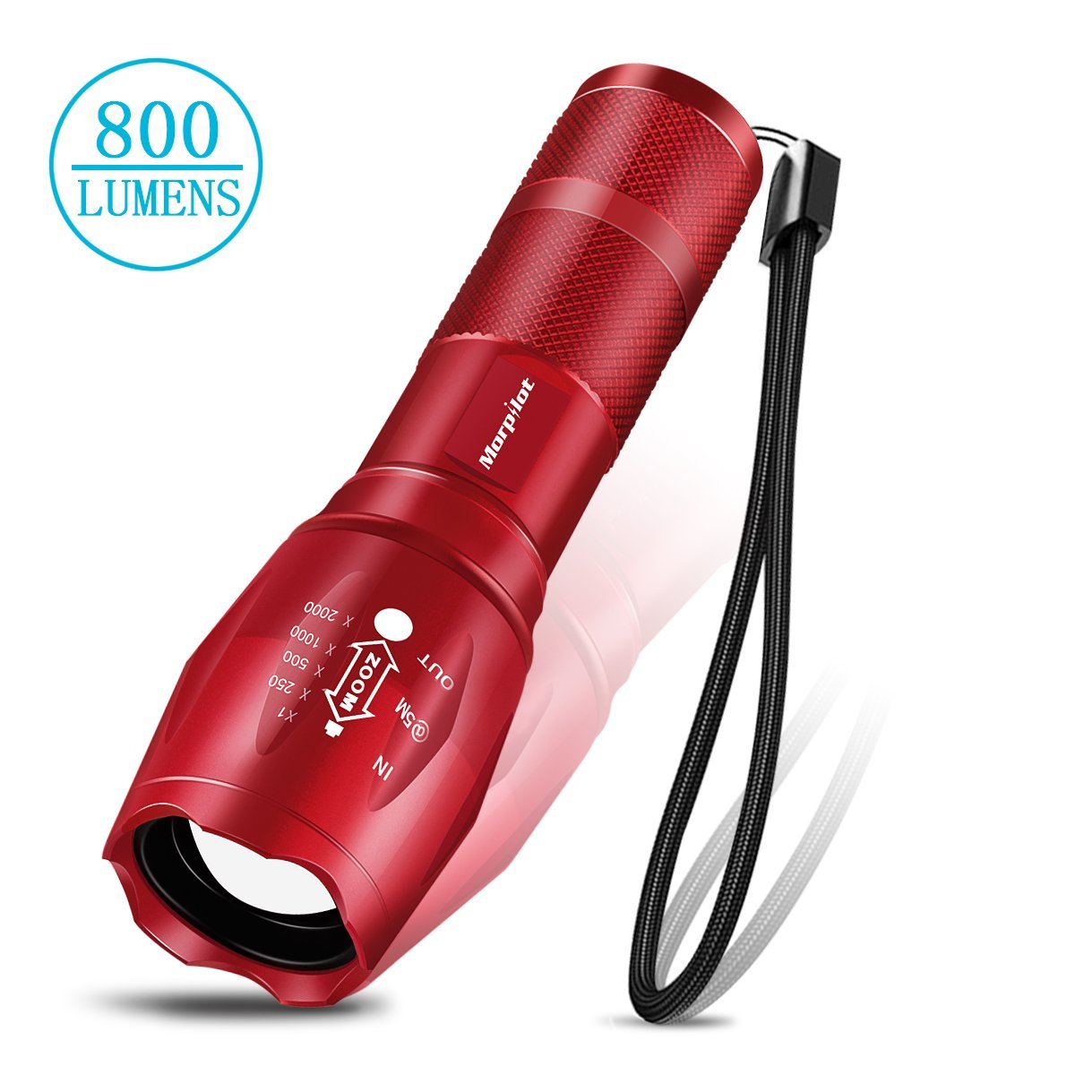 Torcia Portatile Leggera Mini Torcia A LED Tascabile - Alimentata A Pile AAA, Piccola E Leggera, Per Escursioni Torcia Per Escursioni E Campeggio - Foto 10