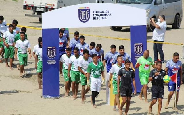 La playa Bellavista de Jama acogerá la cuarta fecha de la Liga Nacional de Fútbol Playa de Ecuador 2021