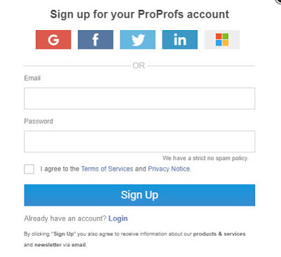 Cara Membuat Kuis Atau Soal Online Menggunakan Proprofs Didno76 Com