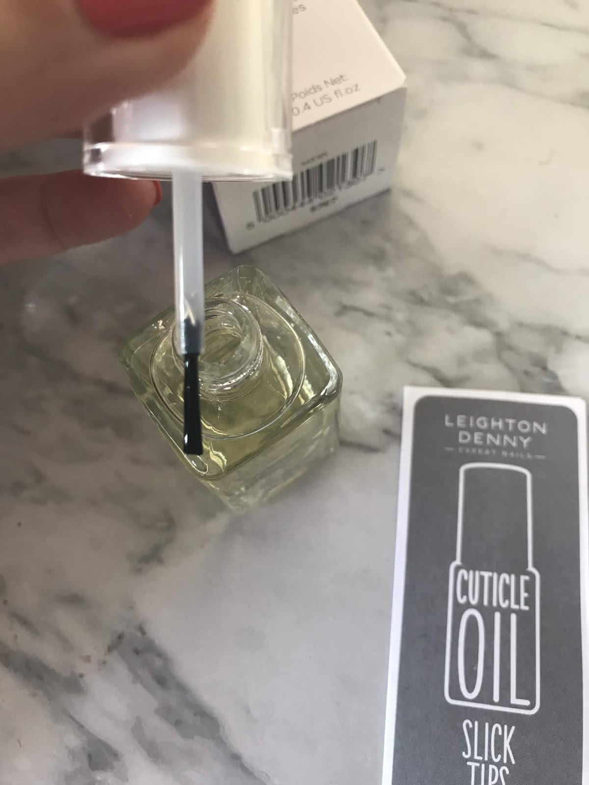 LEIGHTON DENNY SLICK TIPS HYDRATING CUTICLE OIL JUELOOK