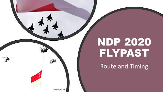 NDP 2020 Flypast @ Heartland: Route Map and Timing