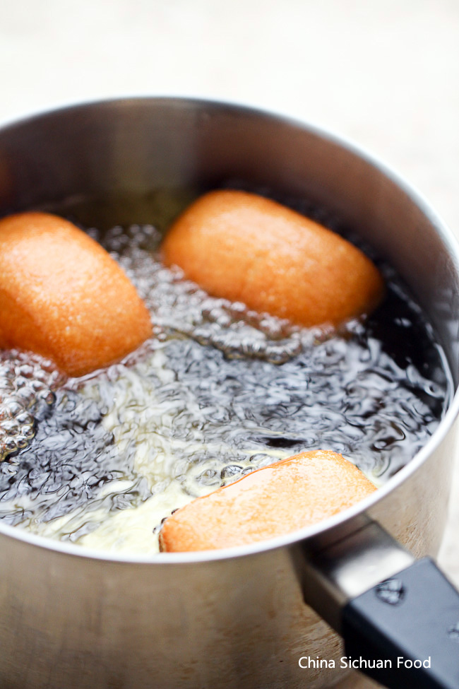 [Chinese Recipes] Fried Mantou with Condensed Milk All Asian Recipes