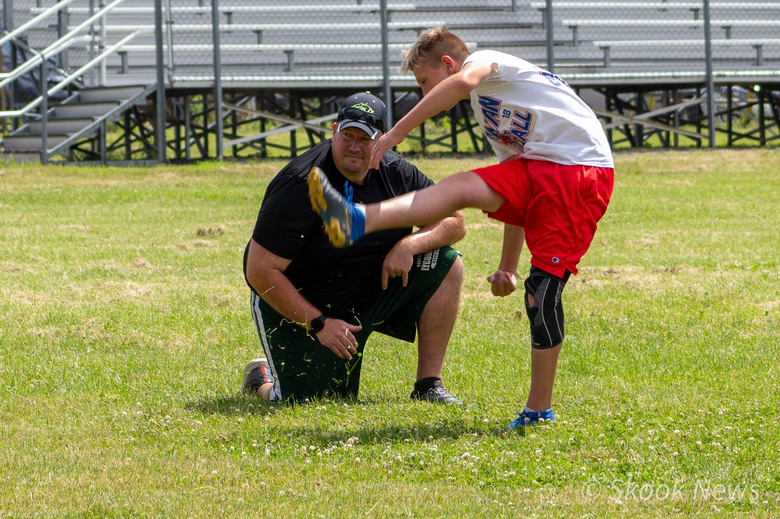 Clinic "Kicks It" for High School Football Players