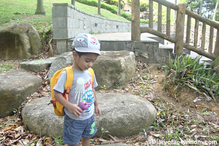 Dinosaurs in Singapore - Fu Shan Garden