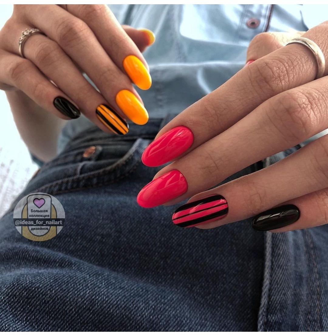 Luxury Hot Orange nails color nail design ideas | Melody Jacob