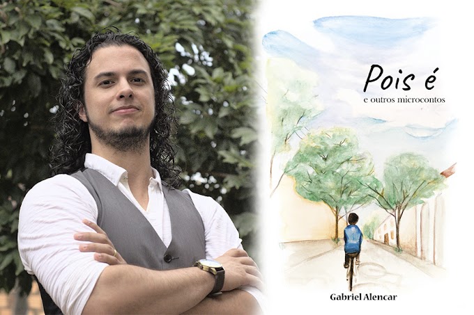 "POIS É"| Escritor Gabriel Alencar lança nova coletânea de microcontos