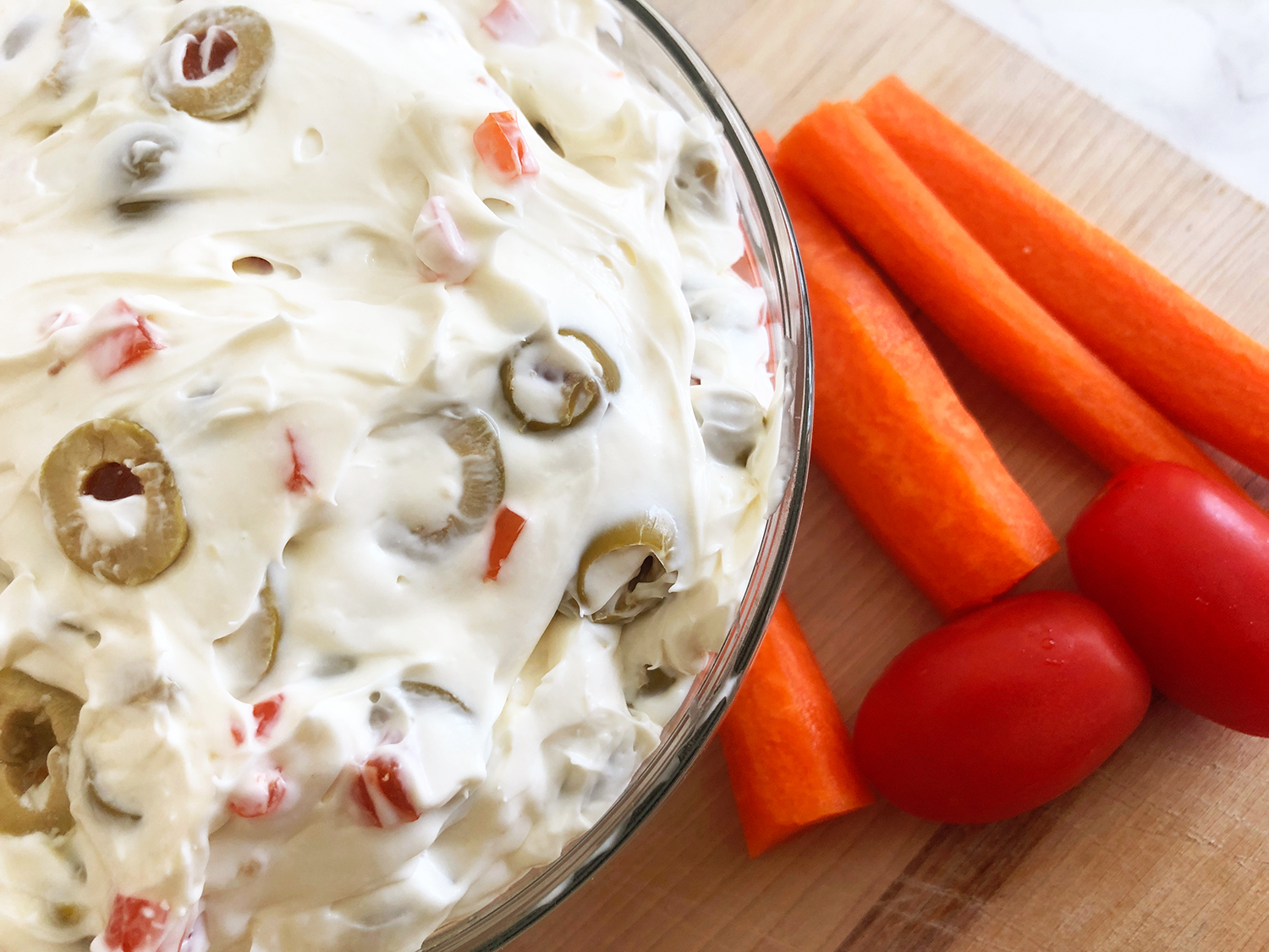 Southern Mom Loves Savory Cream Cheese & Olive Spread