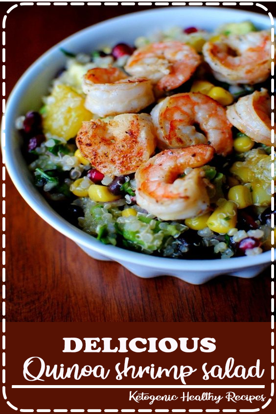 Quinoa shrimp salad Resipes my Familly