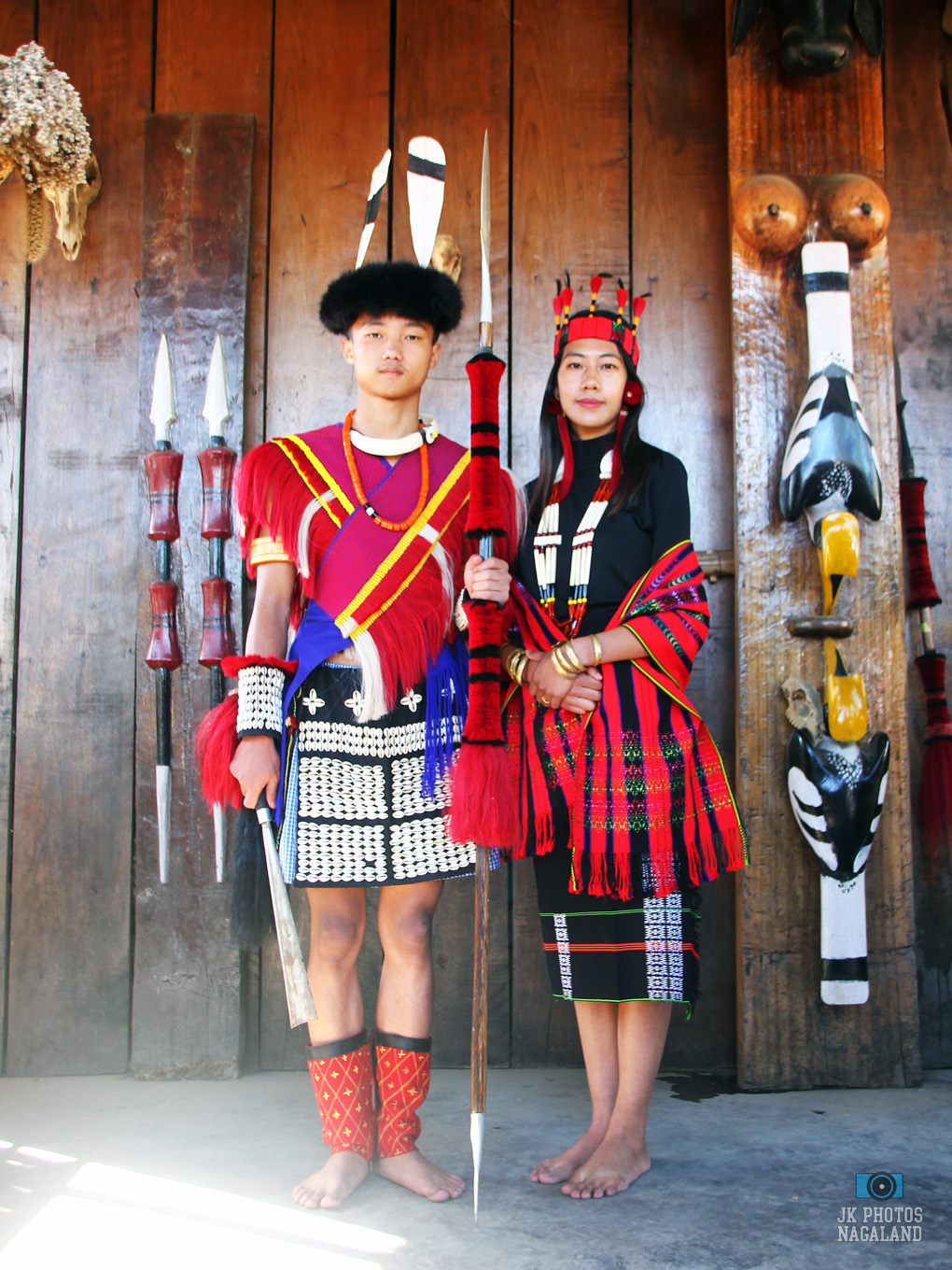Traditional wear of Nagaland. Source: Naga Traditional Dress & Fashion (Fb)  | Traditional dresses, India traditional dress, Traditional outfits