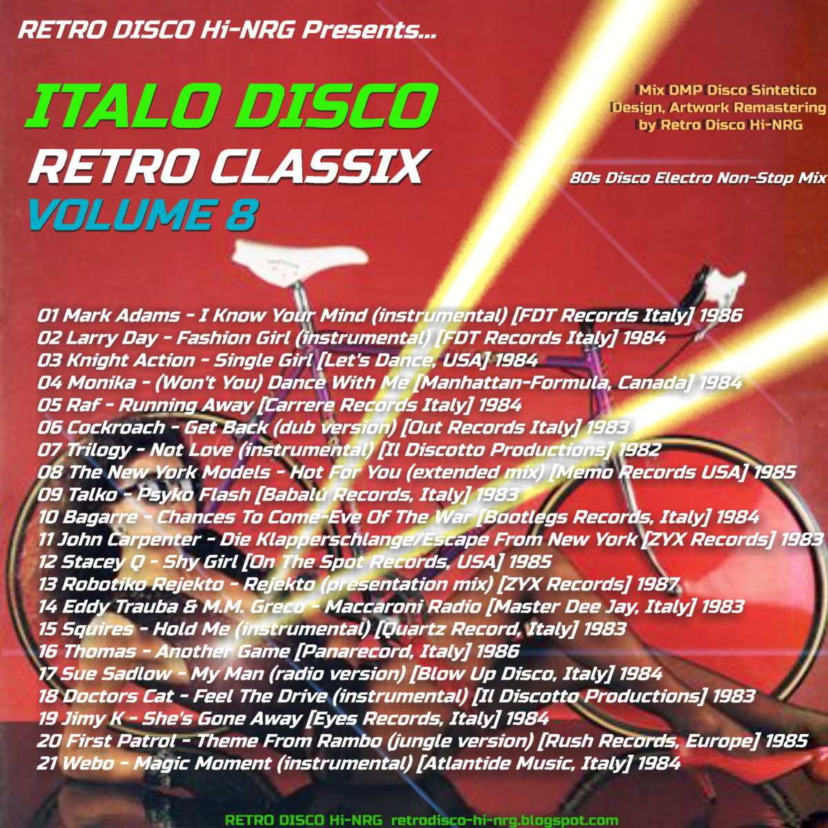 RETRO DISCO HI-NRG: ITALO DISCO RETRO CLASSIX VOL.8 (Non-Stop 80s Hits ...
