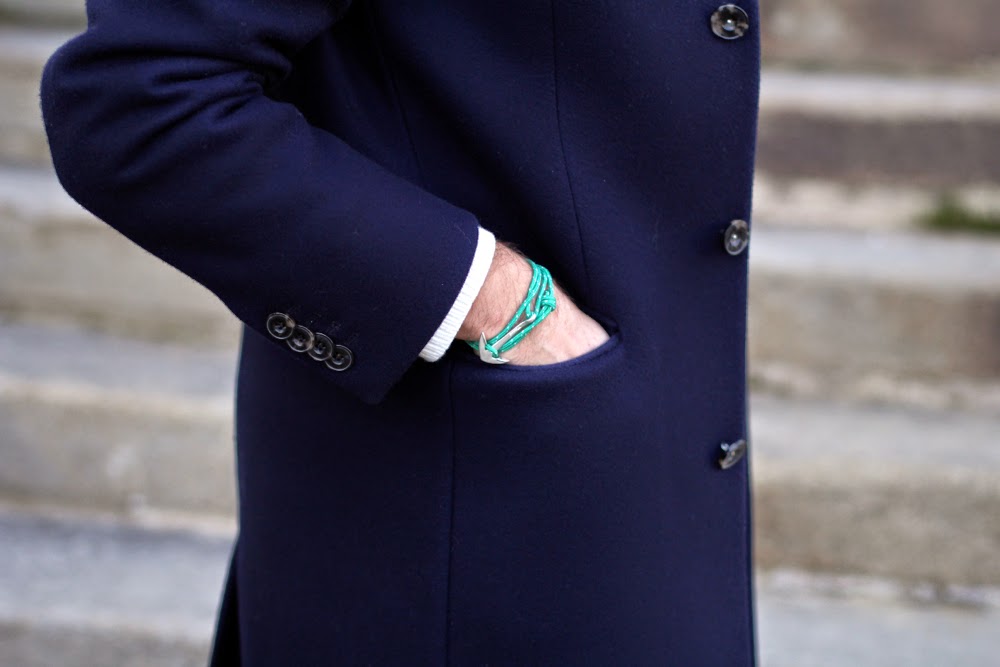 Blog mode homme style château ducs bretagne nantes acnes studios manteau pull col châle, boots à boucles mensfashion Paris