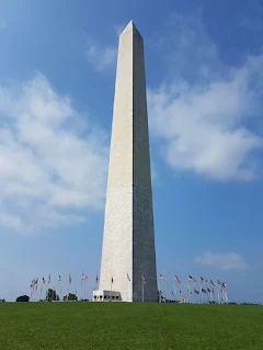 The Washington Monument is an obelisk on the National Mall in Washington