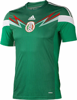メキシコ代表 2014年ユニフォーム-ホーム