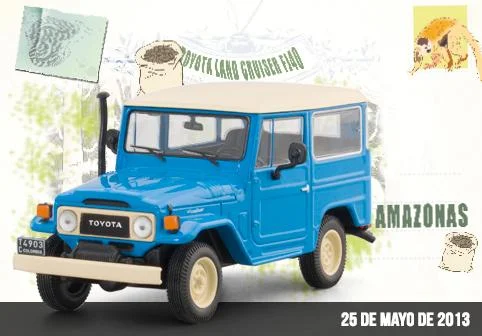 los carros más queridos de colombia, toyota land cruiser fj-40 1975, toyota land cruiser fj-40 1:43