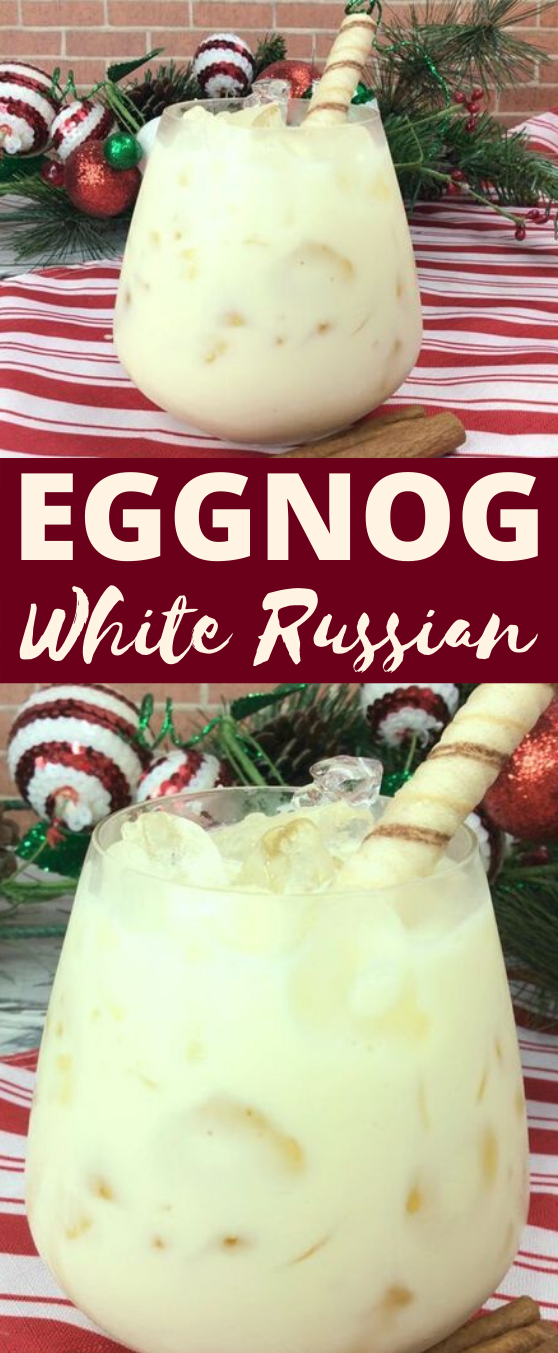 White Russian Eggnog #drinks #alcohol #christmas #cocktails #recipe