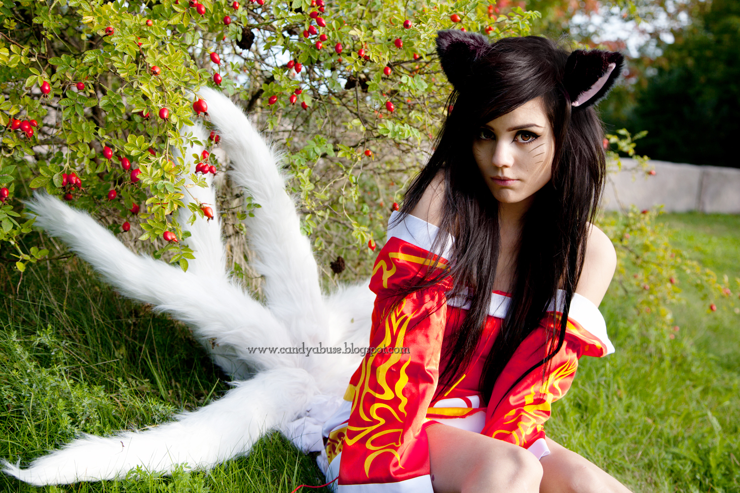 nude ahri League legends of cosplay