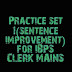 Practice set 1 of the ENGLISH SERIES(Error detection, phrase replacement, fillers, Para jumbles) (with detailed solution) for SBI IBPS CLERK MAINS
