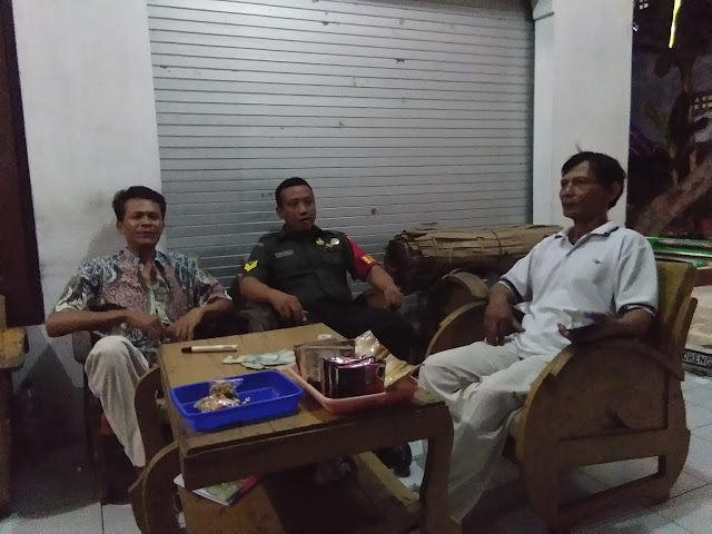 Babinsa Sragen Kulon Pantau Giat Sambut Hari Raya Waisak