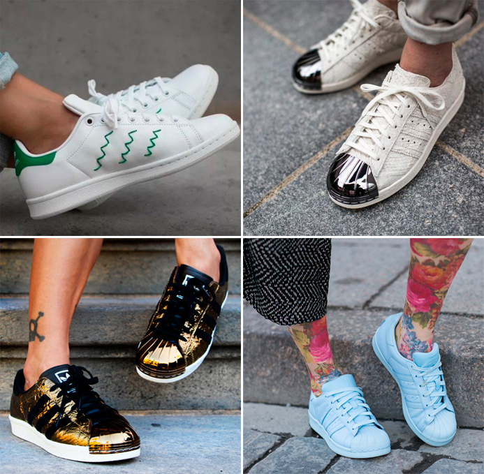 adidas superstar diferentes