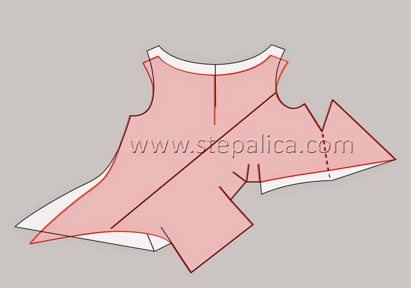 Štepalica: Pattern alterations for the knotted dress