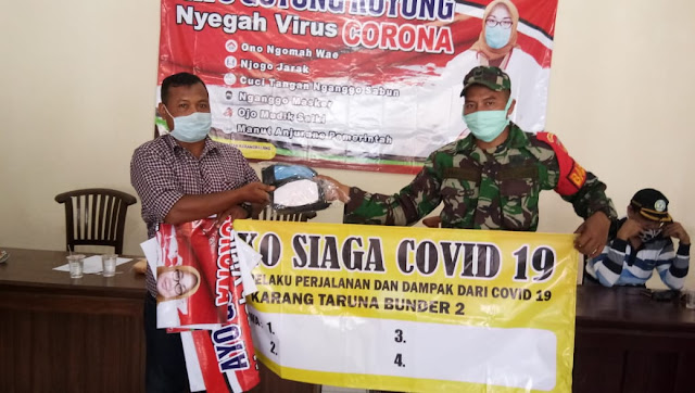 4500 Masker Dibagikan Kepada Warga Desa Kedungwaduk