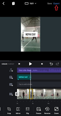 Cara menyimpan video di VN