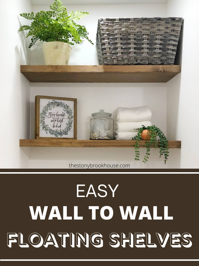 Easy Wall To Floating Shelves, Diy Wall To Floating Shelves