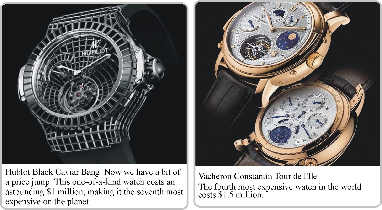 10 MOST EXPENSIVE WATCHES IN THE WORLD *COST BETWEEN N120 MILLION AND