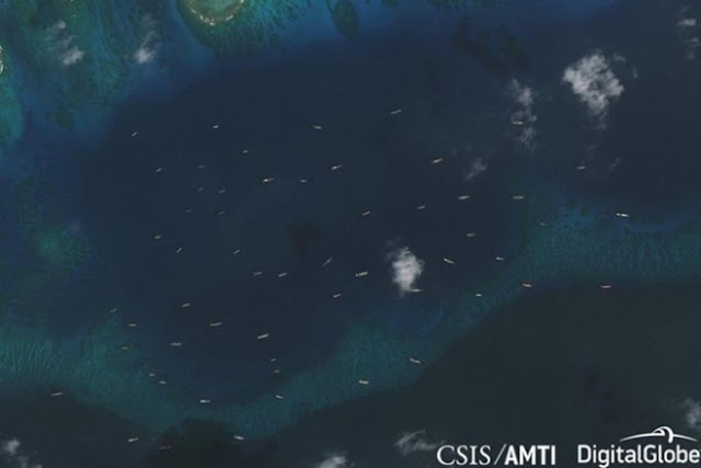 Trung Quốc tiếp tục đưa hơn 100 tàu 'bao vây' khu vực đảo Thị Tứ