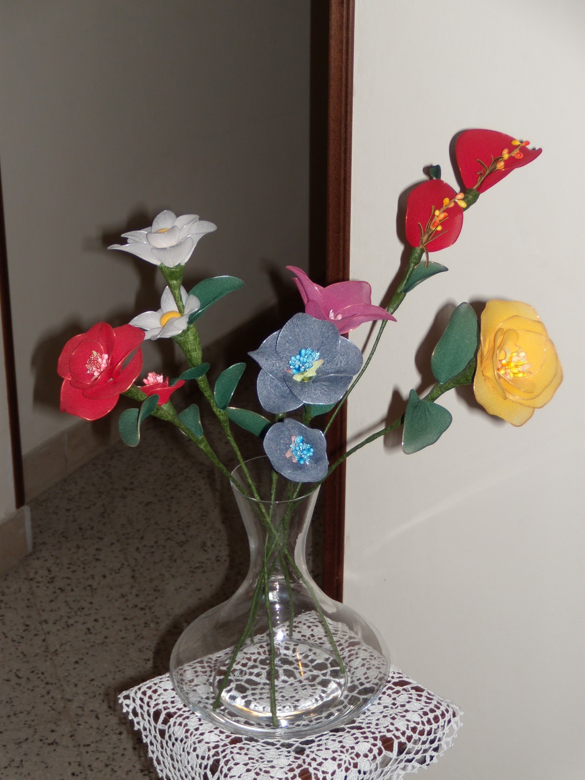 LE CREAZIONI DI MARIA ZUCCARELLO FIORI CON COLLANT