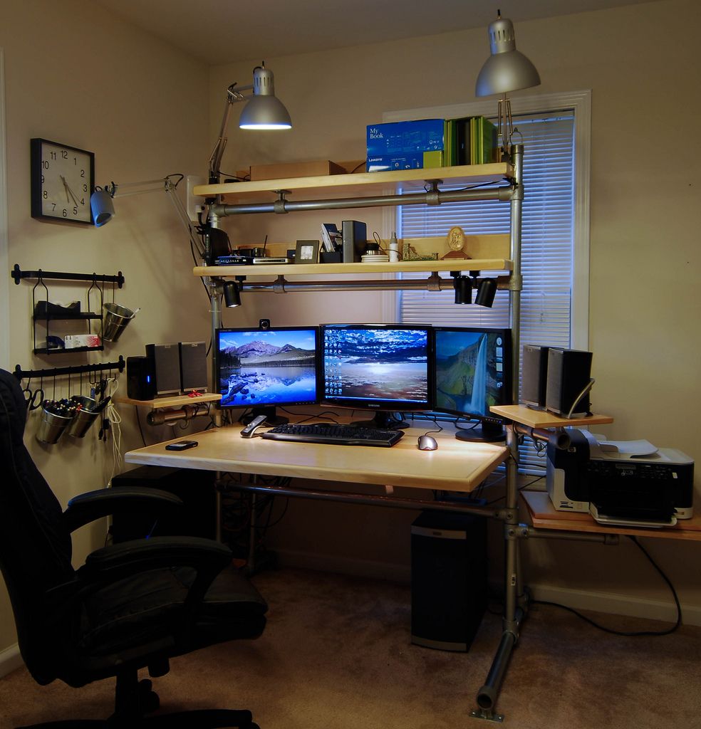 Marvellous How To Build Office Desk Room Remodelling