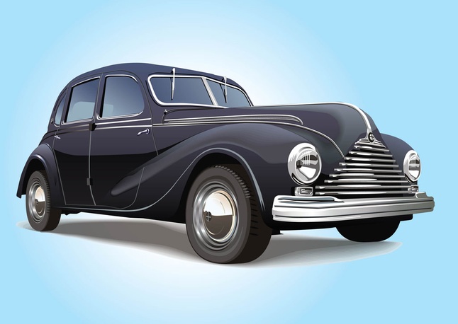 Vintage car by Mechanic VectorStockcom License CC 30 Attribution Non 