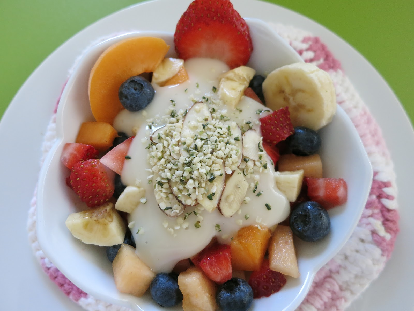Geetha's Kitchen Fresh Fruit Salad With Custard