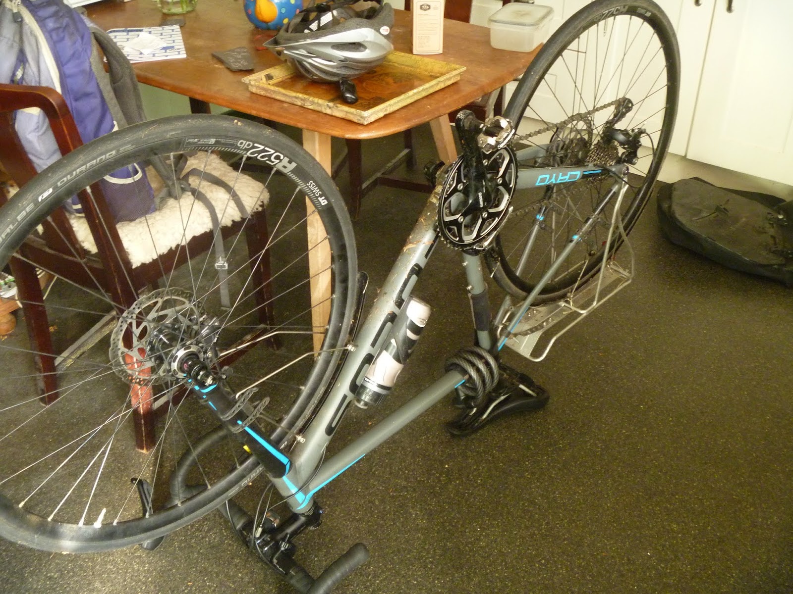 slow puncture on bike