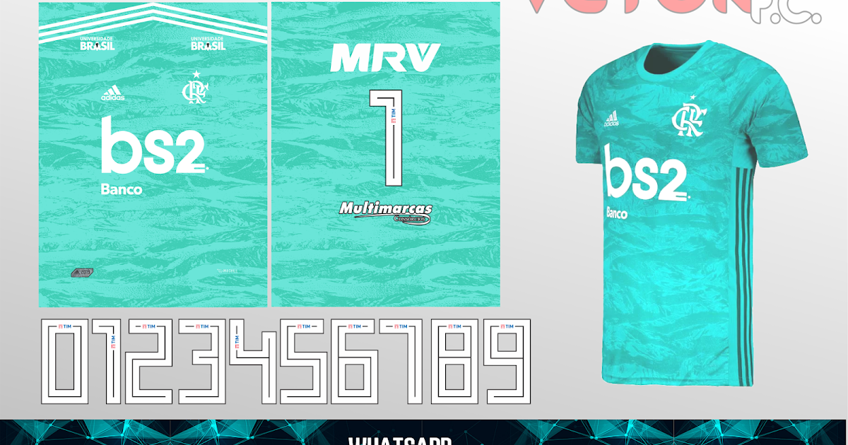 camisa flamengo 2019 goleiro