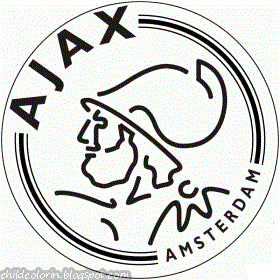 Emblem of AJAX Of Amsterdam Coloring ~ Child Coloring