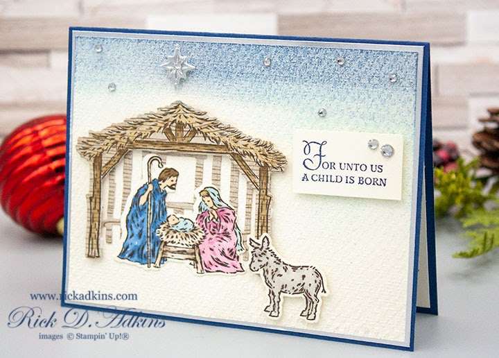 Peaceful Nativity Stampin' Up! Day 5 of My 15 Days of Christmas