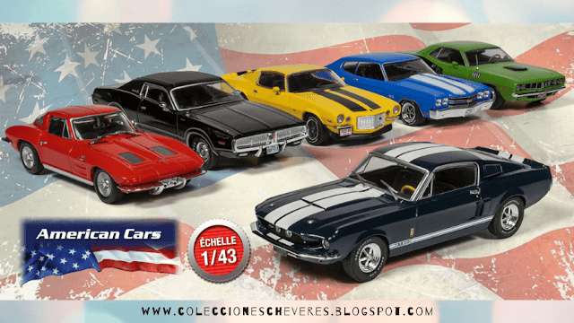 Colección coches americanos 1:43 Altaya Francia